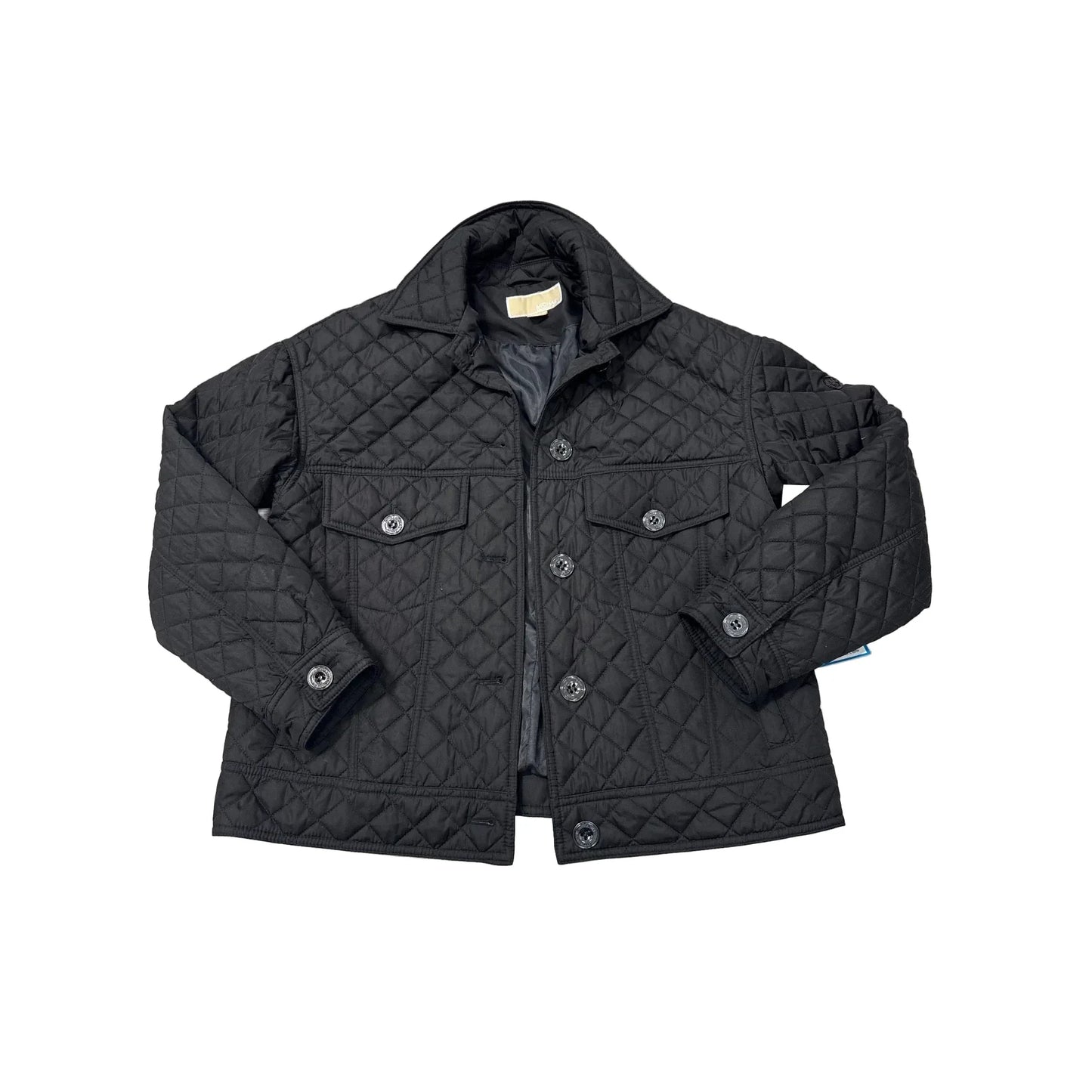 Coat Designer By Michael Kors In Black, Size: M