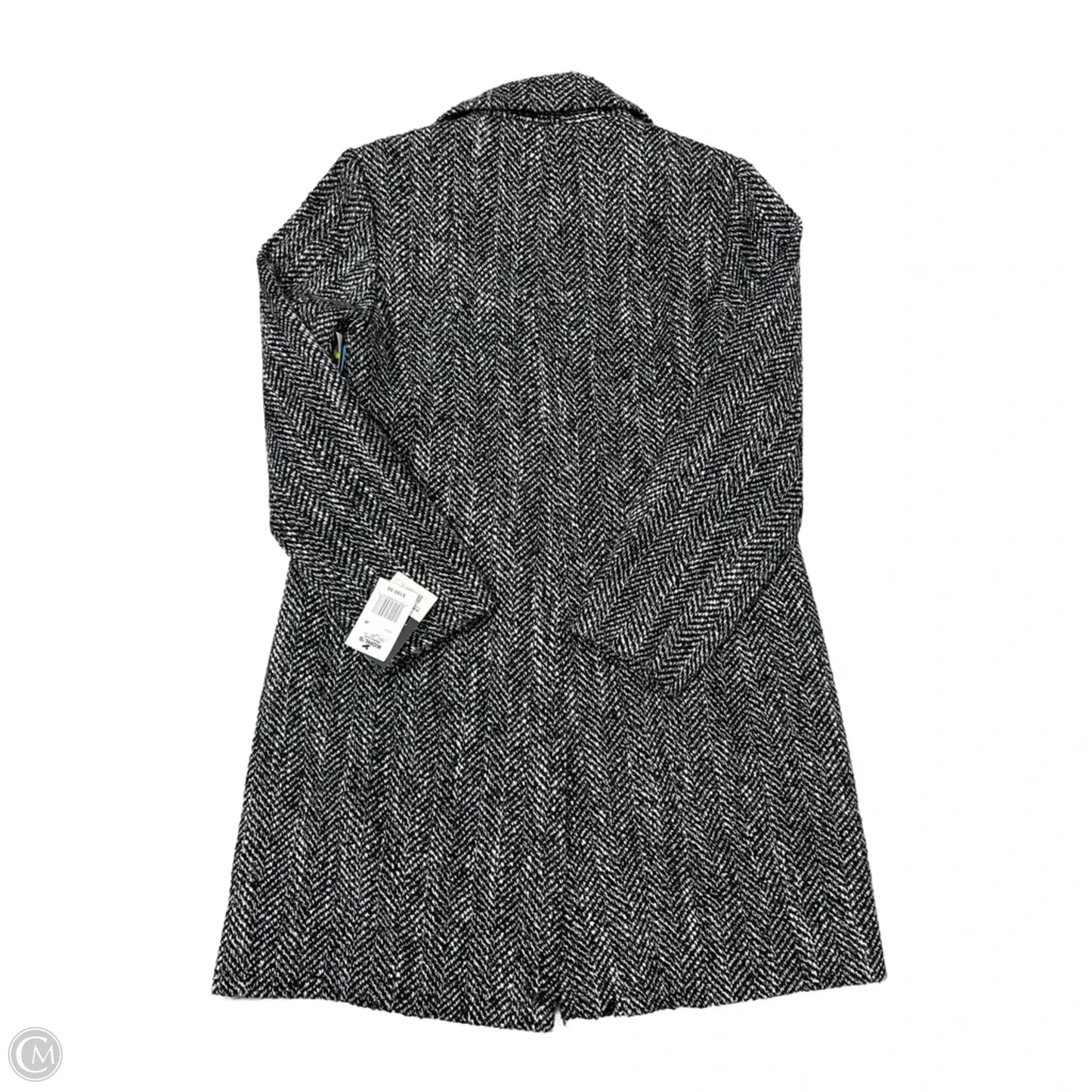 New! Coat Peacoat By Nine West In Black & White, Size: L