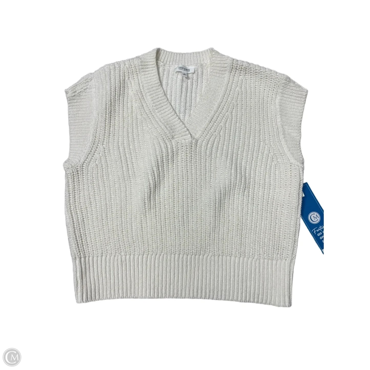 Vest Sweater By Haven In Cream, Size: M