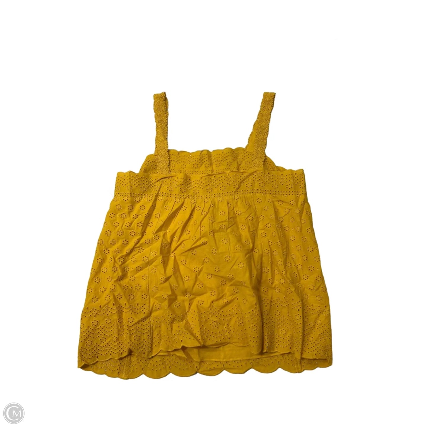 Tank Top By Daniel Rainn In Yellow, Size: M
