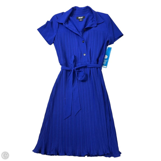 Dress Party Midi By Dkny In Blue, Size: M