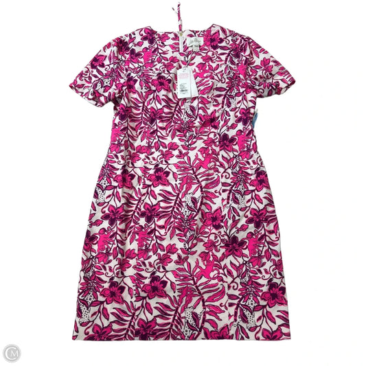 New! Dress Designer By Lilly Pulitzer In Pink & White, Size: L