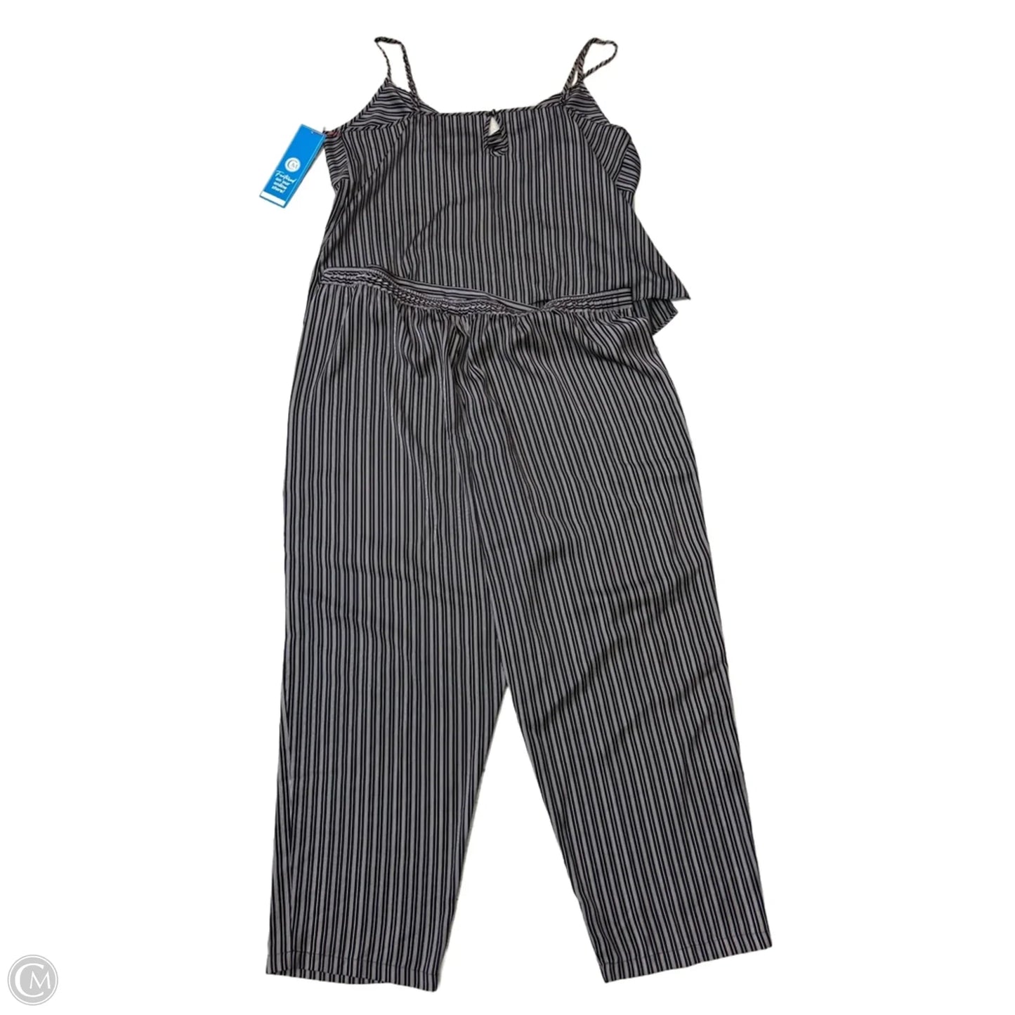 Top 2pc Sleeveless By Inc In Black & Pink, Size: 3x