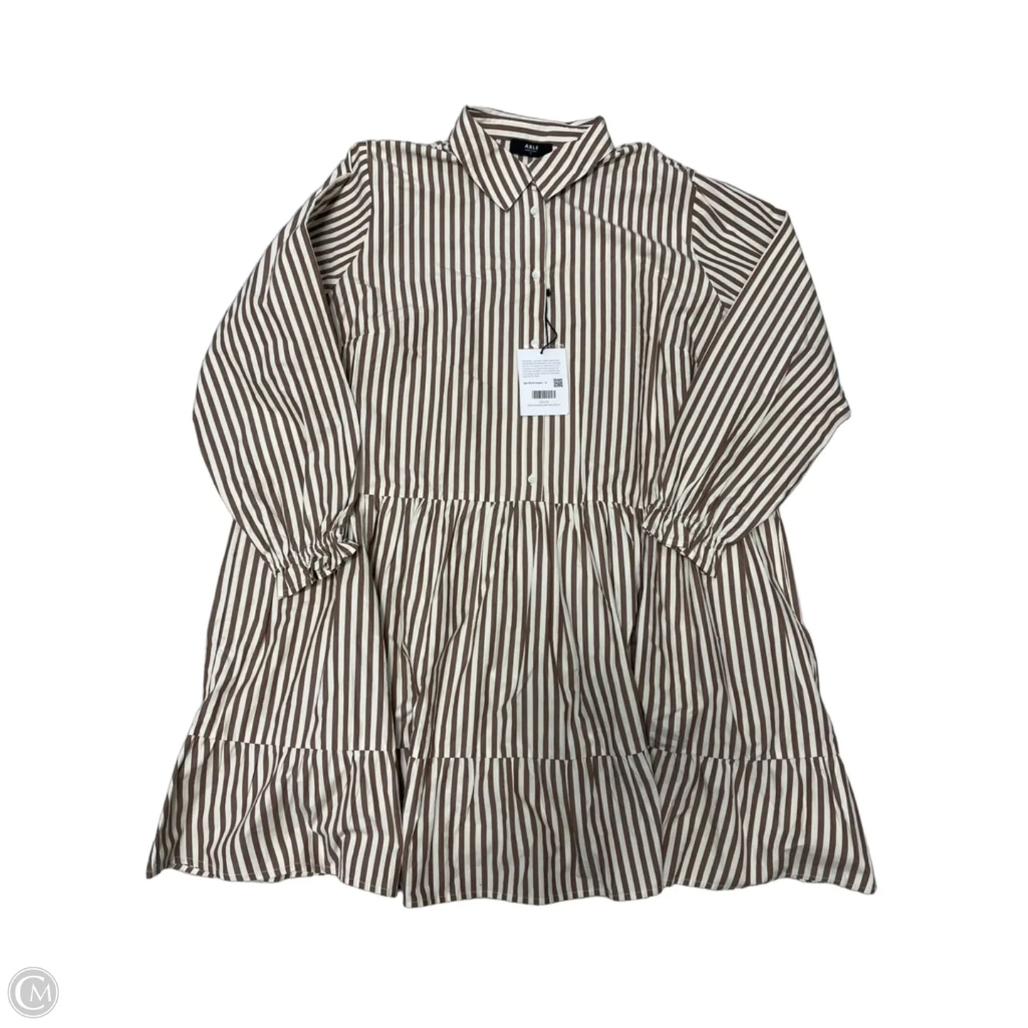 New! Dress Casual Short By Able In Striped Pattern, Size: 2x
