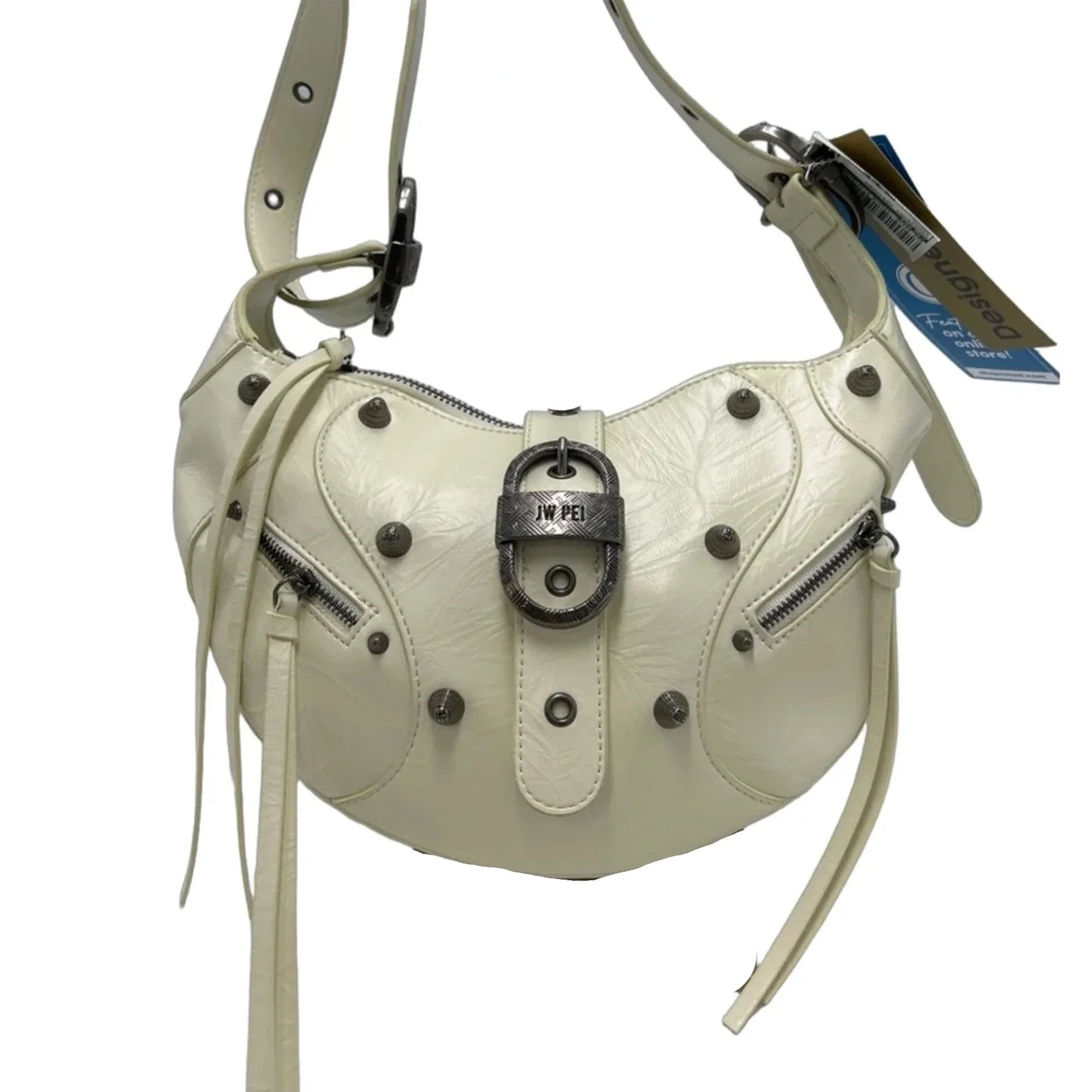 JW PEI Tessa Crushed Designer Shoulder Handbag