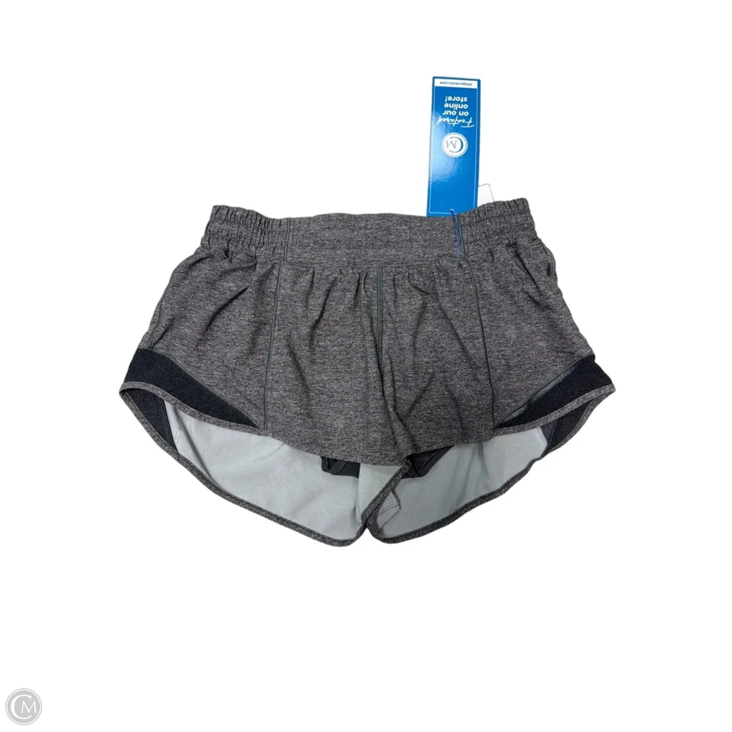 Athletic Shorts By Lululemon In Grey, Size: 8