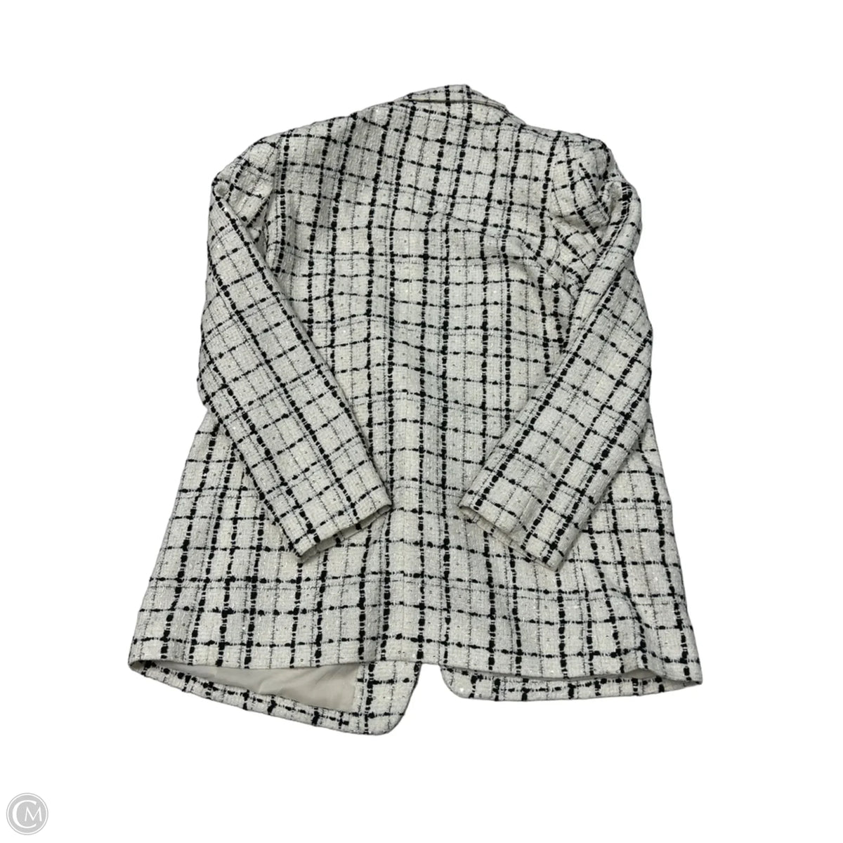 Blazer By Express In Black & Cream, Size: Xl
