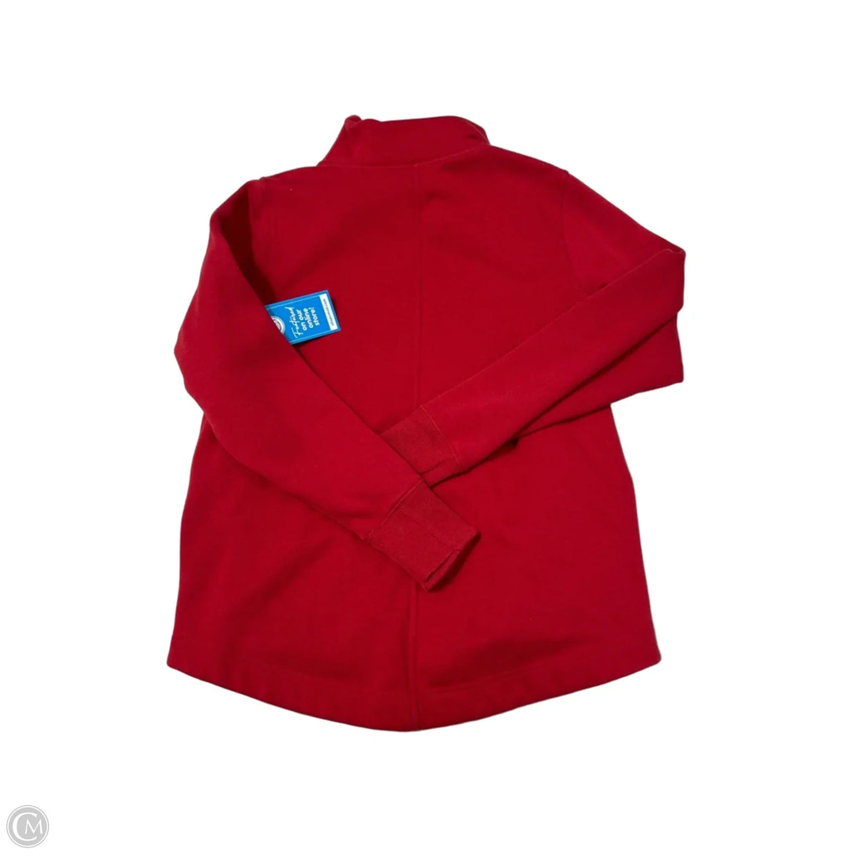 Athleta Collared Sweatshirt in Red, Size M