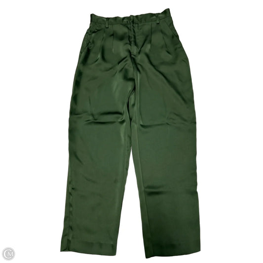 Jason Wu Designer Pants in Green, Size S
