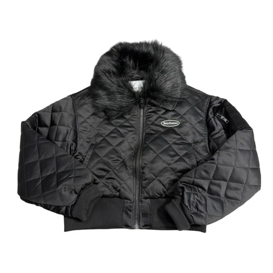 Juicy Couture Puffer & Quilted Coat in Black, Size L
