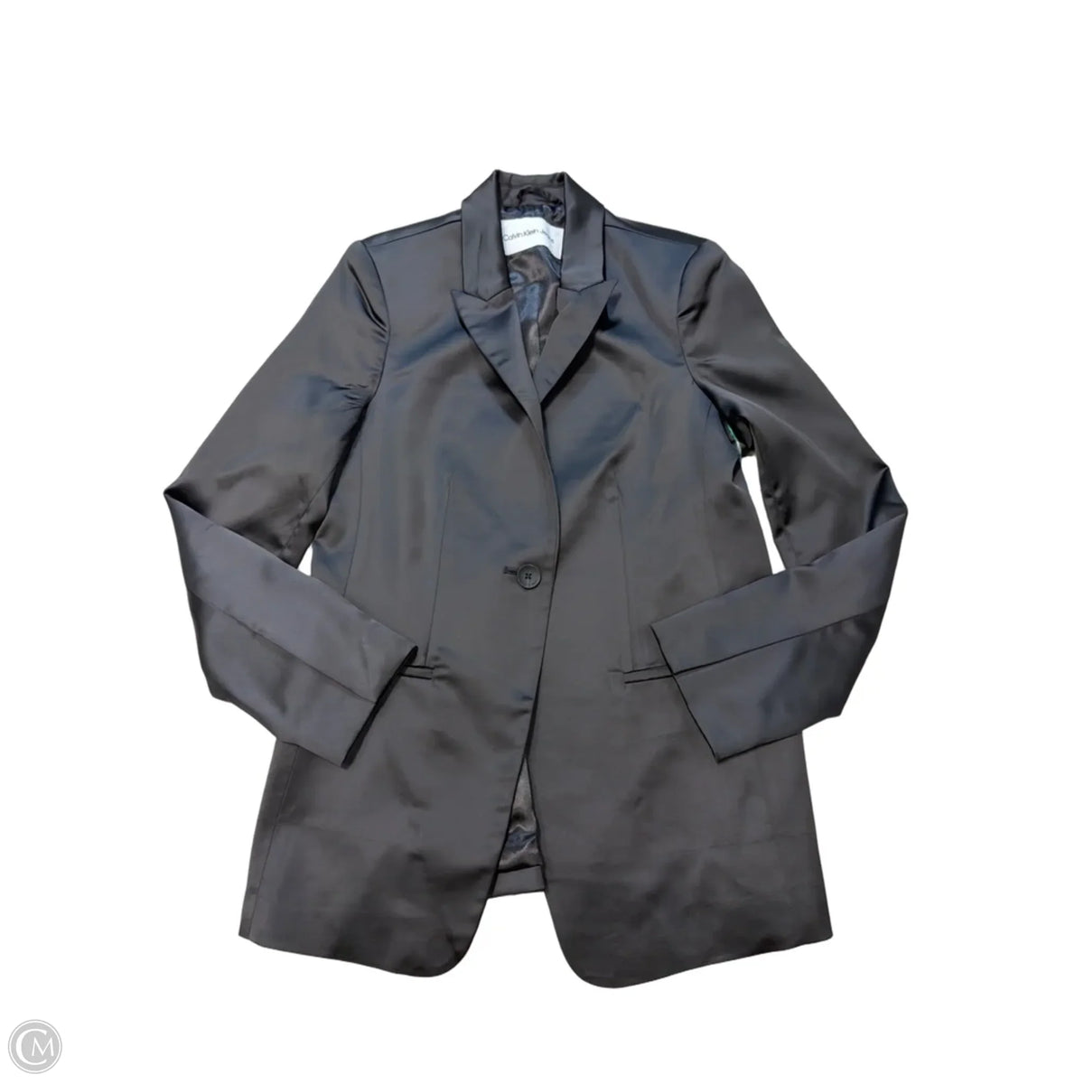 Blazer By Calvin Klein In Black, Size: Sp