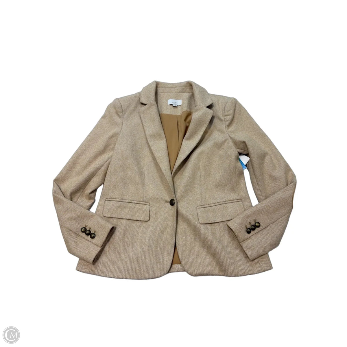 Blazer By Loft In Tan, Size: Xsp