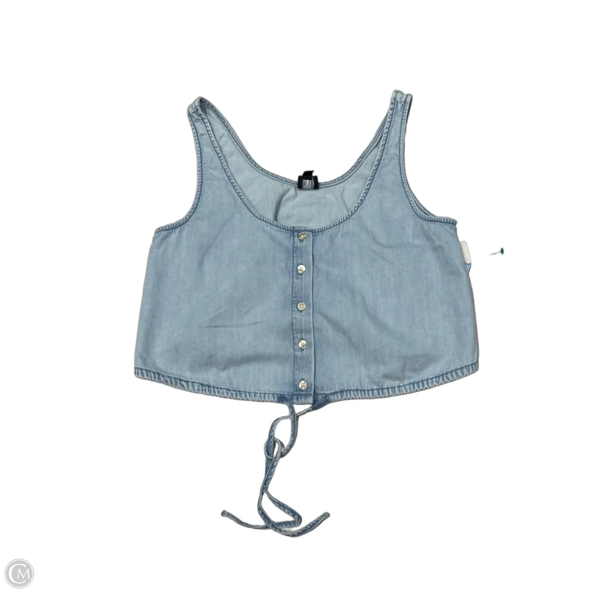 Top Sleeveless By Gap In Blue, Size: S