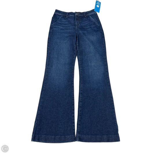 Jeans Wide Leg By Evereve In Blue Denim, Size: 6