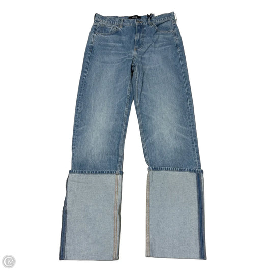 New! Jeans Straight By Mng In Blue Denim, Size: S