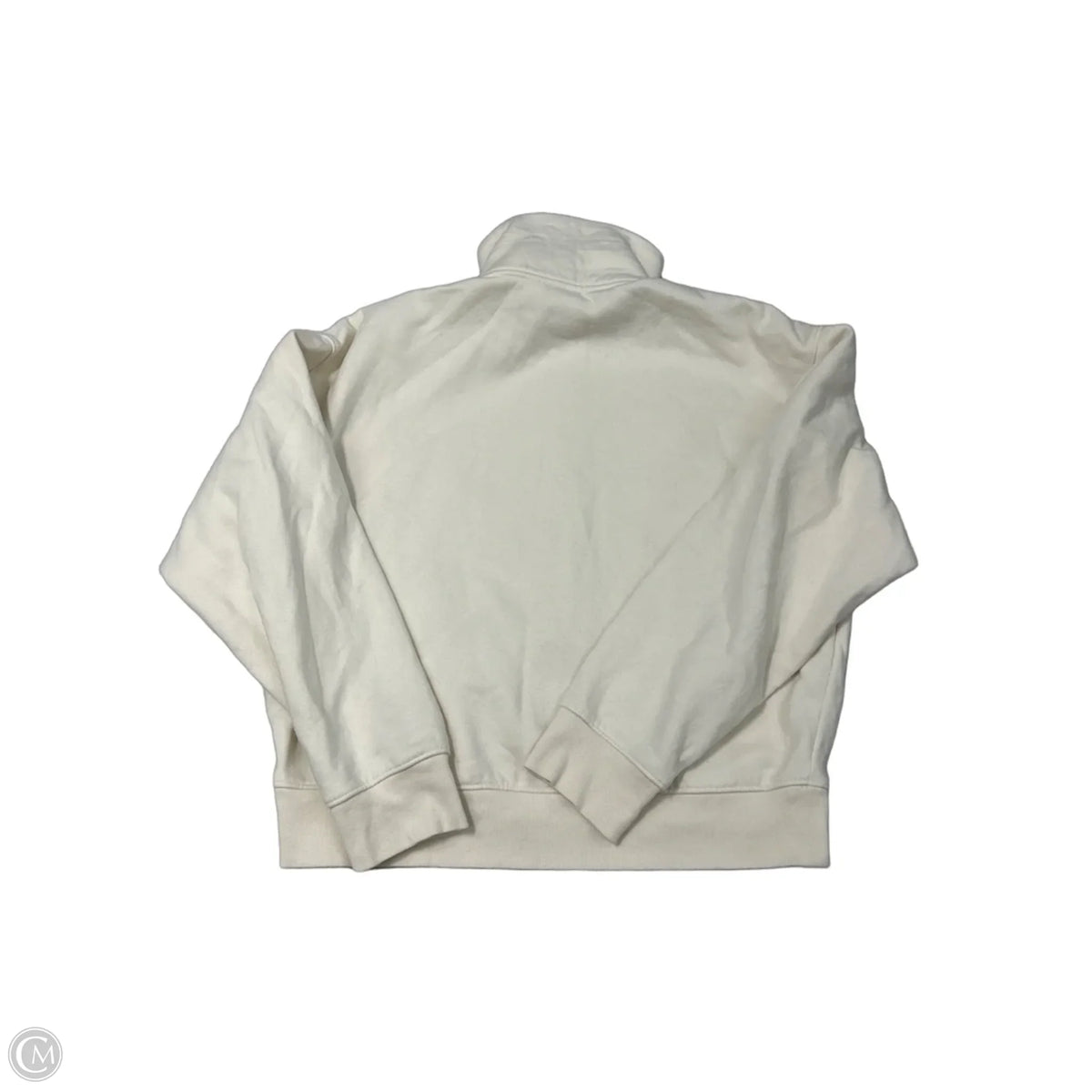 Universal Thread Collared Sweatshirt in Cream, Size XS