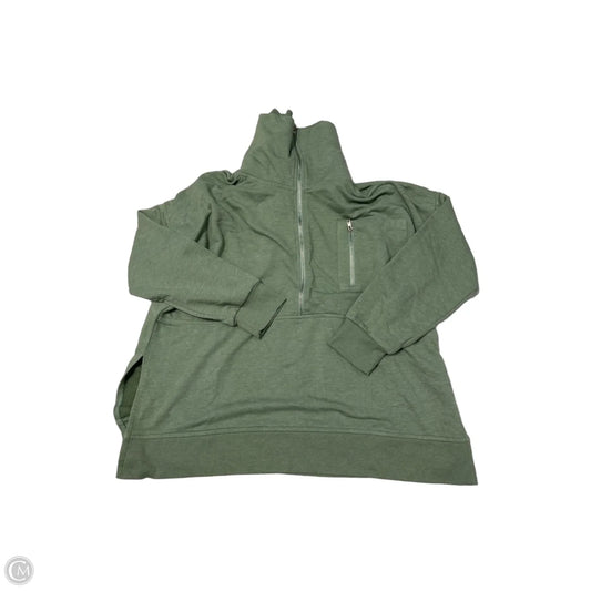 Soft Surroundings Collared Sweatshirt in Green, Size S