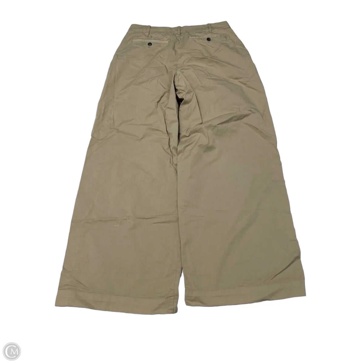 Everlane Wide-Leg Pants in Tan, Size 8