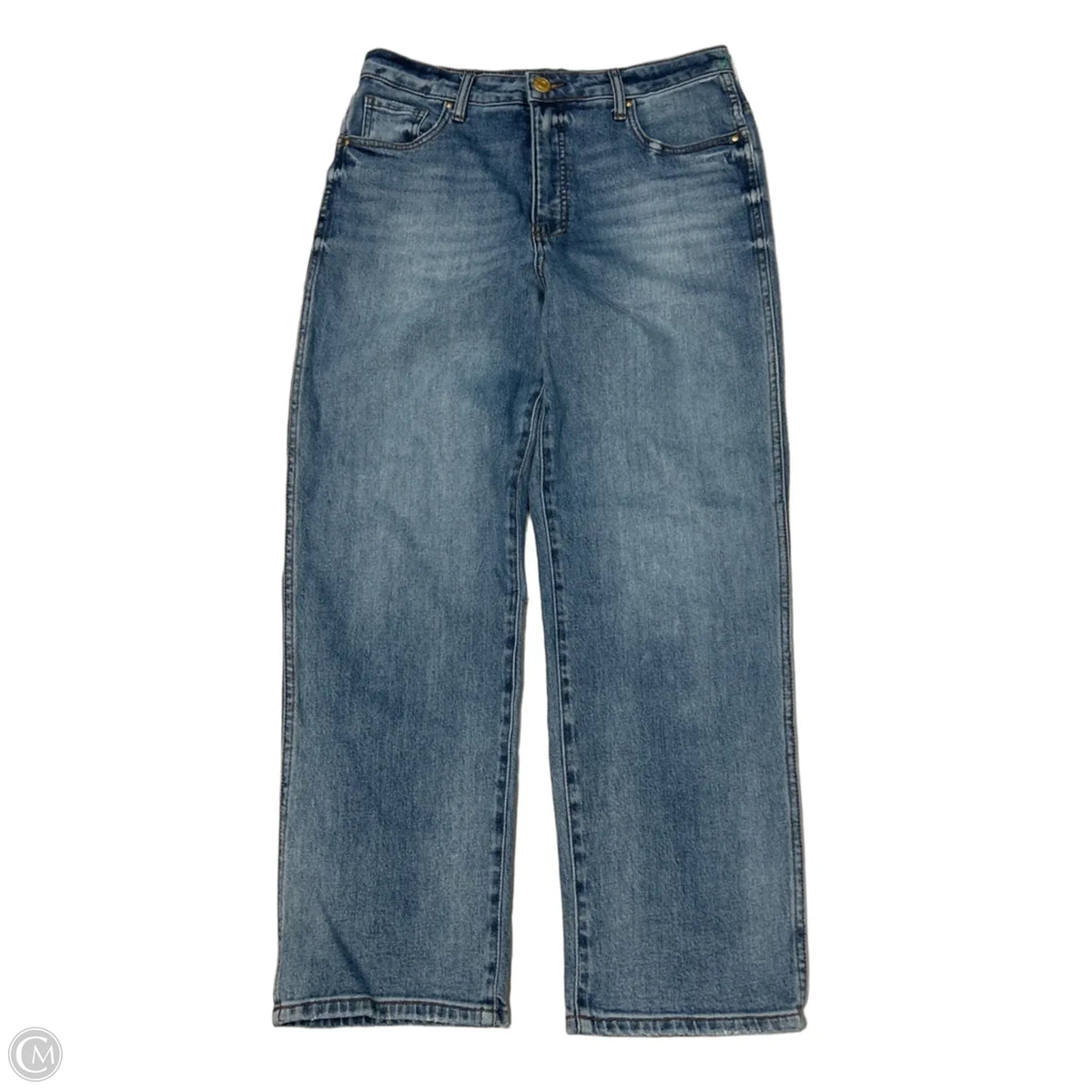 Jeans Straight By Kut In Blue Denim, Size: 6