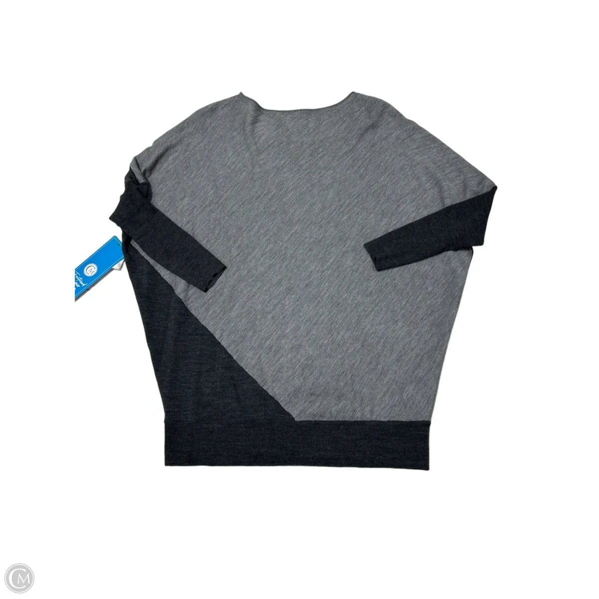 Eileen Fisher Long-Sleeve Top in Grey, Size S