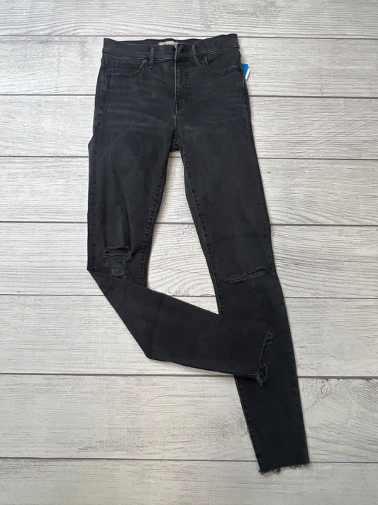 Black Denim Jeans Designer Madewell, Size 6long