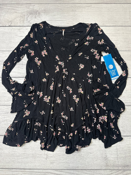 Black Tunic Long Sleeve Free People, Size S