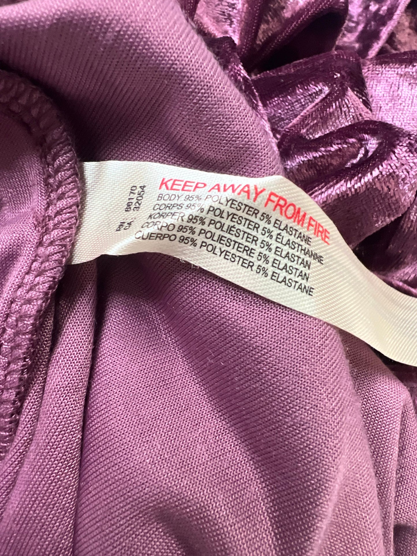 Purple Bodysuit Free People, Size Xs