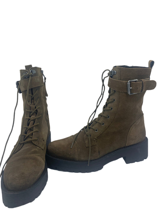 Brown Boots Combat Sam Edelman, Size 8
