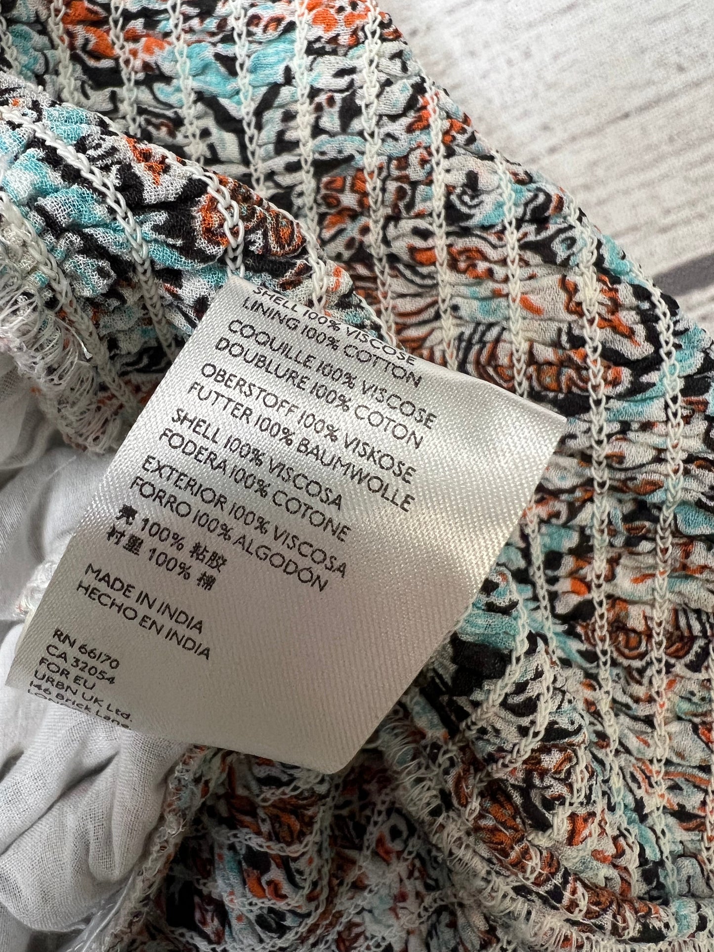 Print Top Long Sleeve Anthropologie, Size 1x