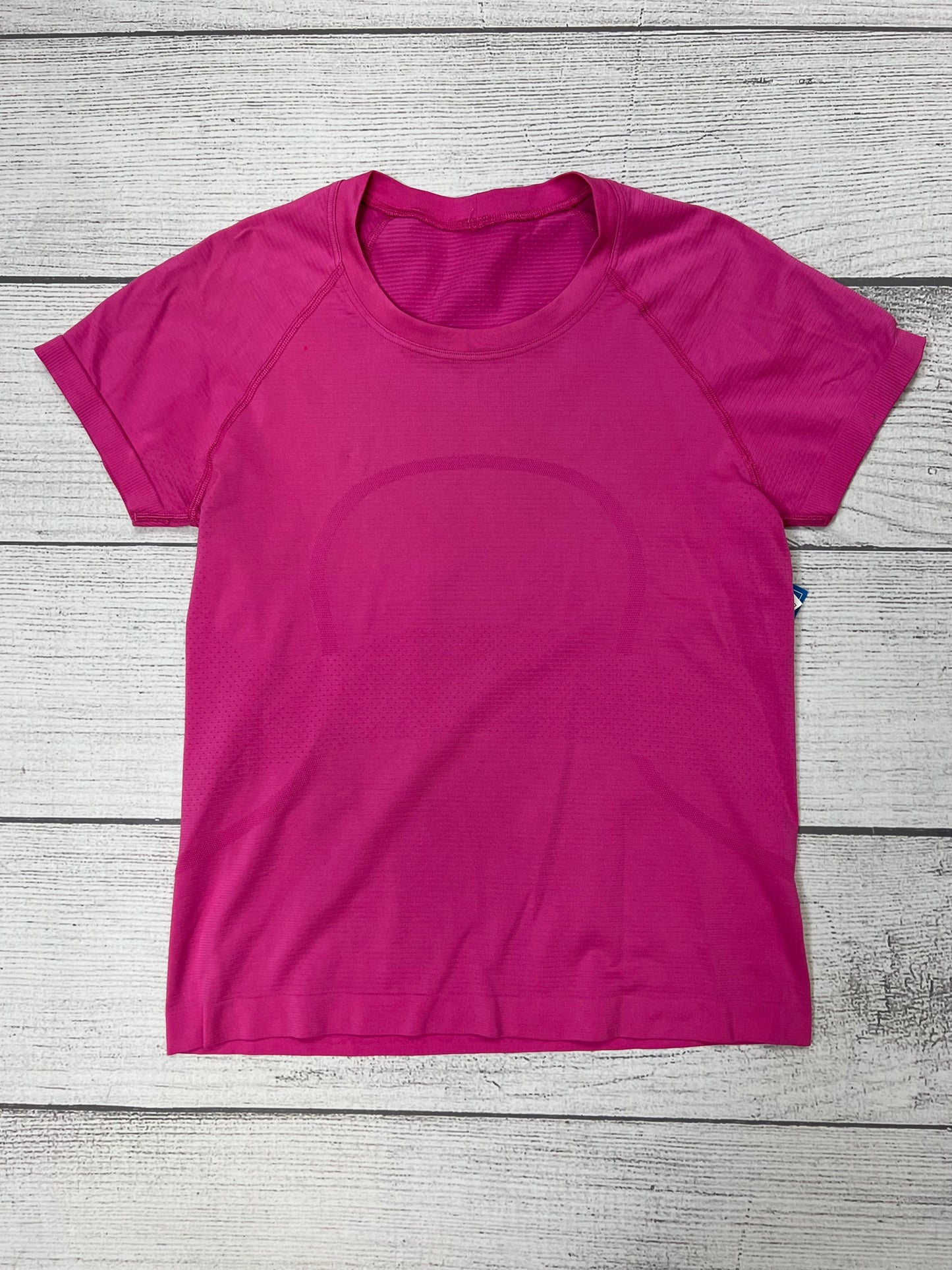 Pink Athletic Top Short Sleeve Lululemon, Size S