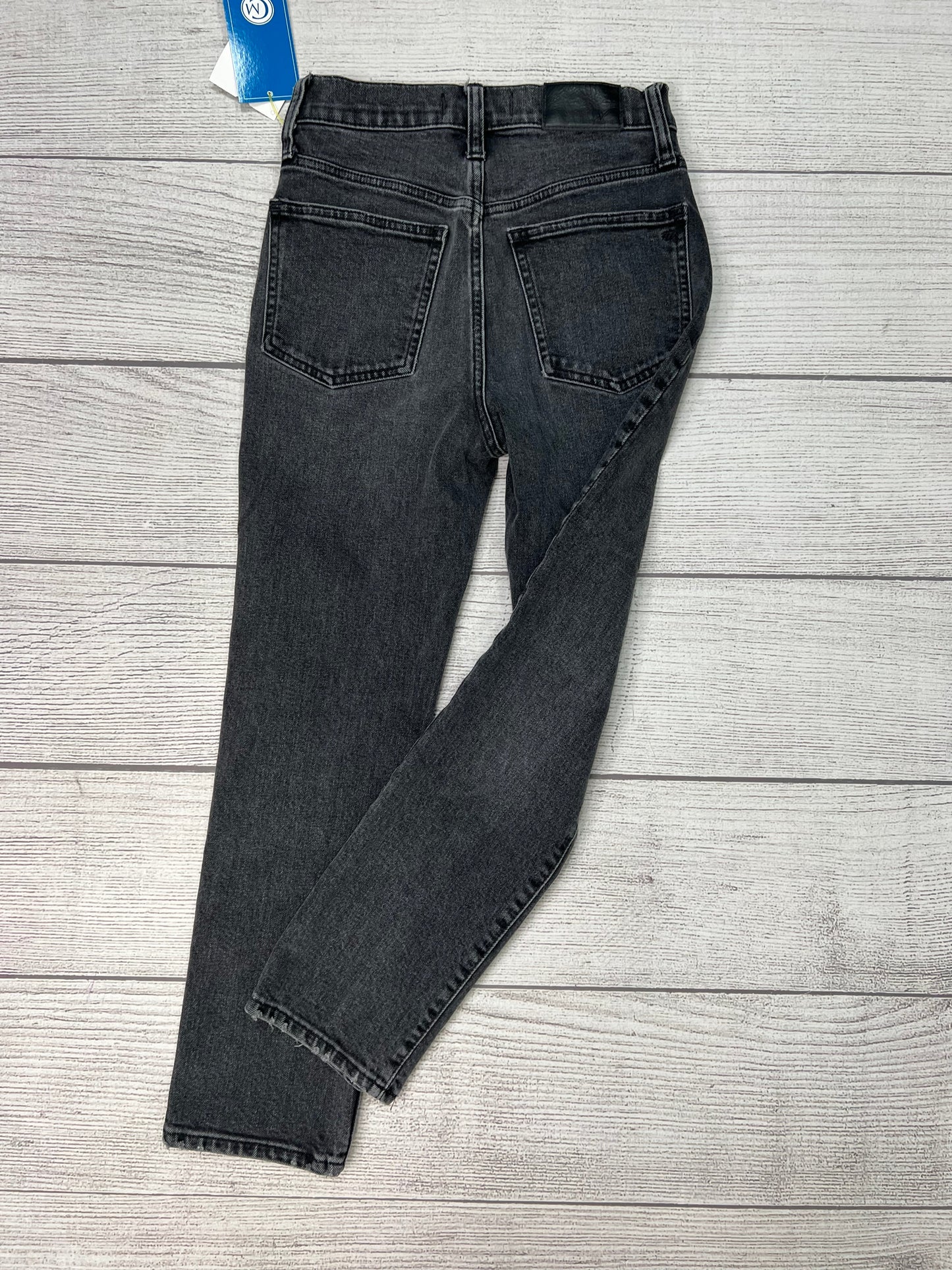 Jeans Skinny By Madewell In Black Denim, Size: Xxs