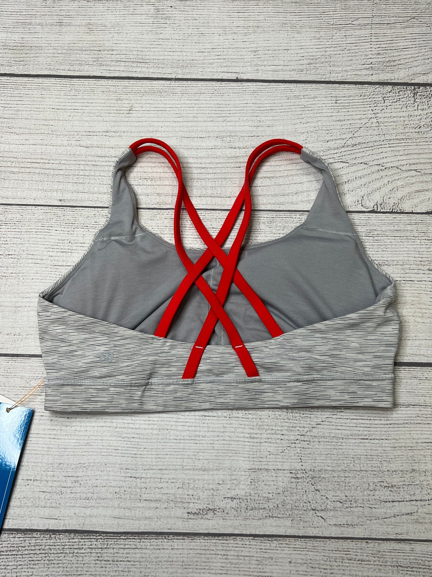 Athletic Bra By Lululemon In Grey, Size: L