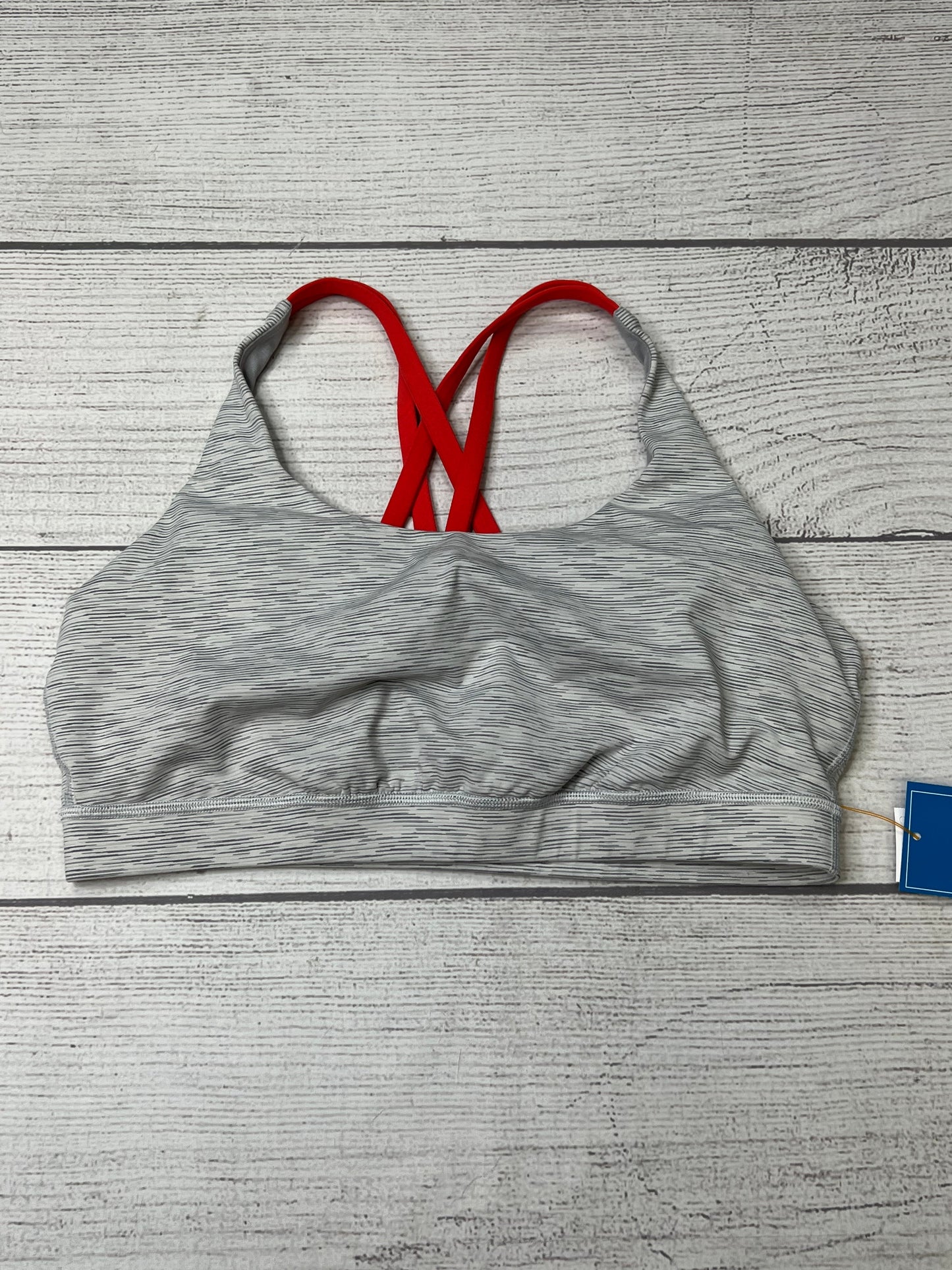 Athletic Bra By Lululemon In Grey, Size: L