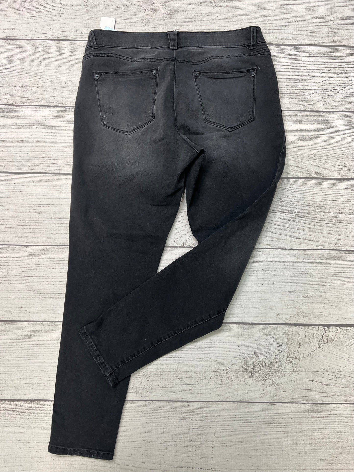 New! Jeans Skinny By Wit & Wisdom In Black Denim, Size: 12