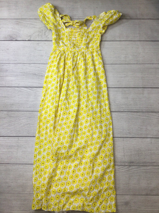 Dress Casual Maxi By Diane Von Furstenberg In Yellow, Size: Xs