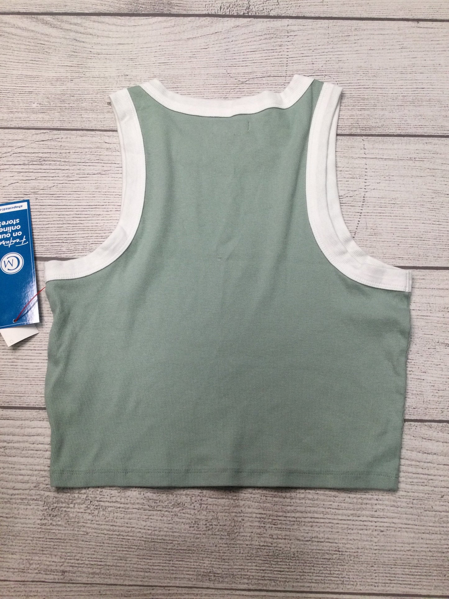 Top Sleeveless Basic By Madewell In Green, Size: L