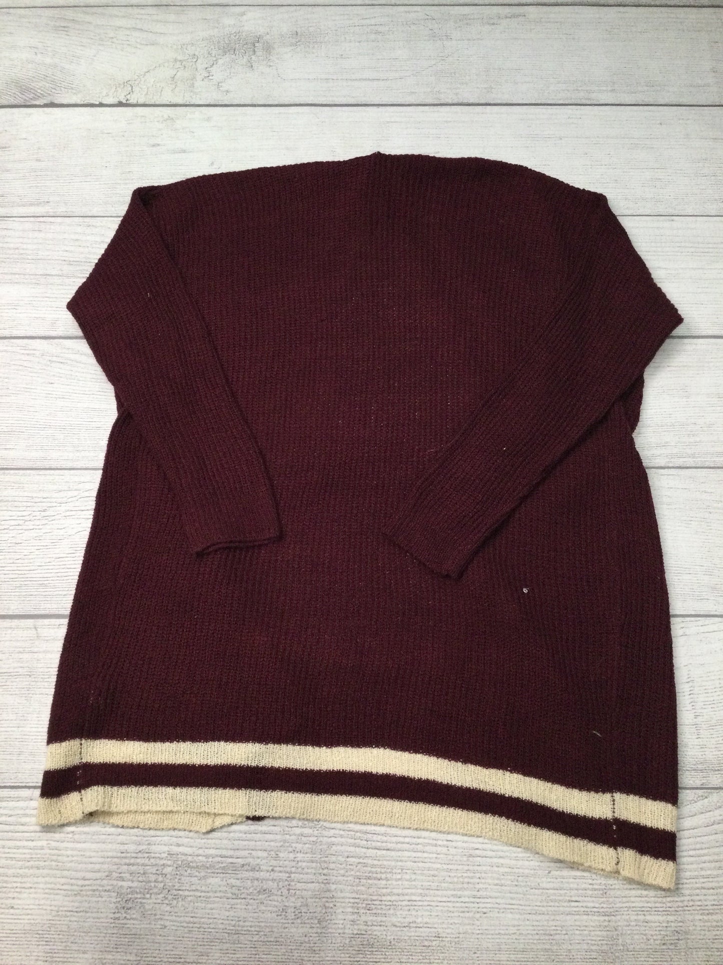 Sweater Cardigan By Debut In Purple, Size: M