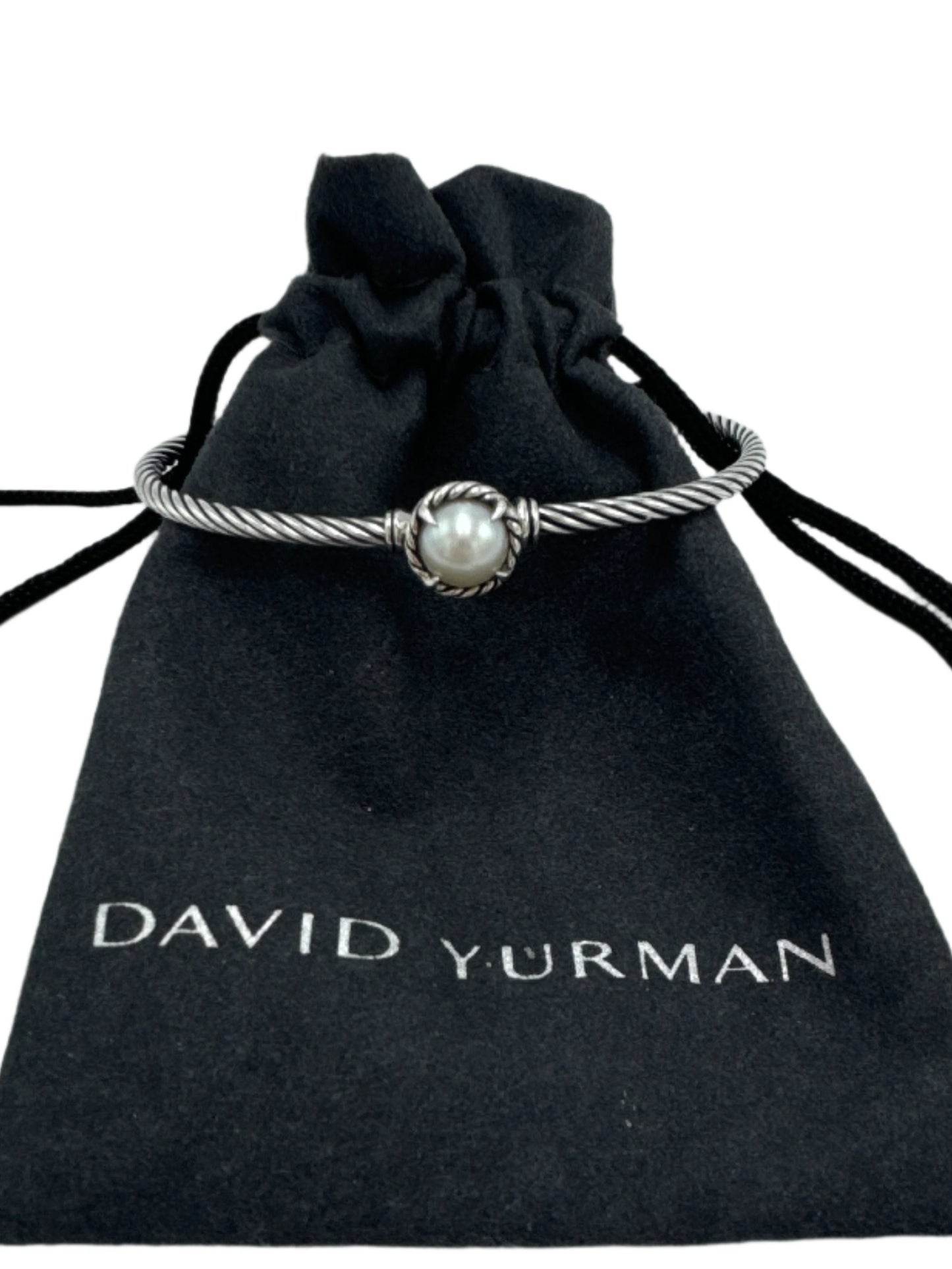 David Yurman Petite Chatelaine w/ Pearl Luxury Designer Bracelet