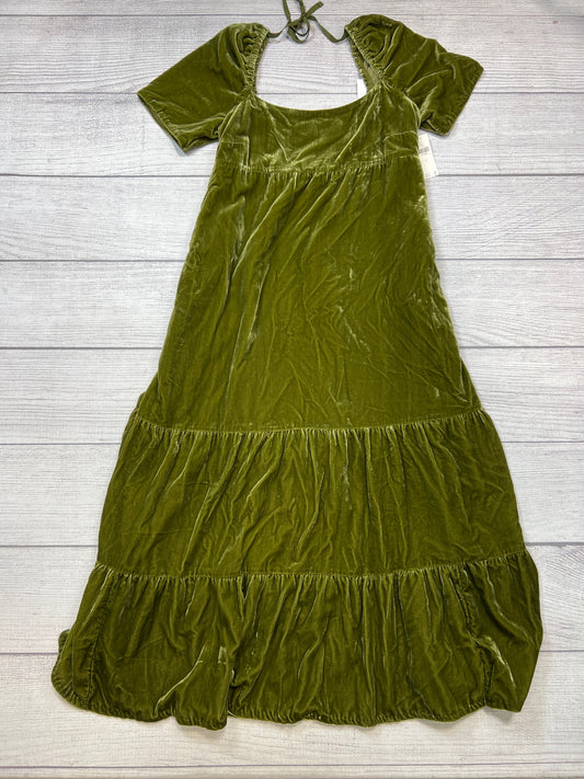 New! Dress Party Long By Anthropologie In Green, Size: M