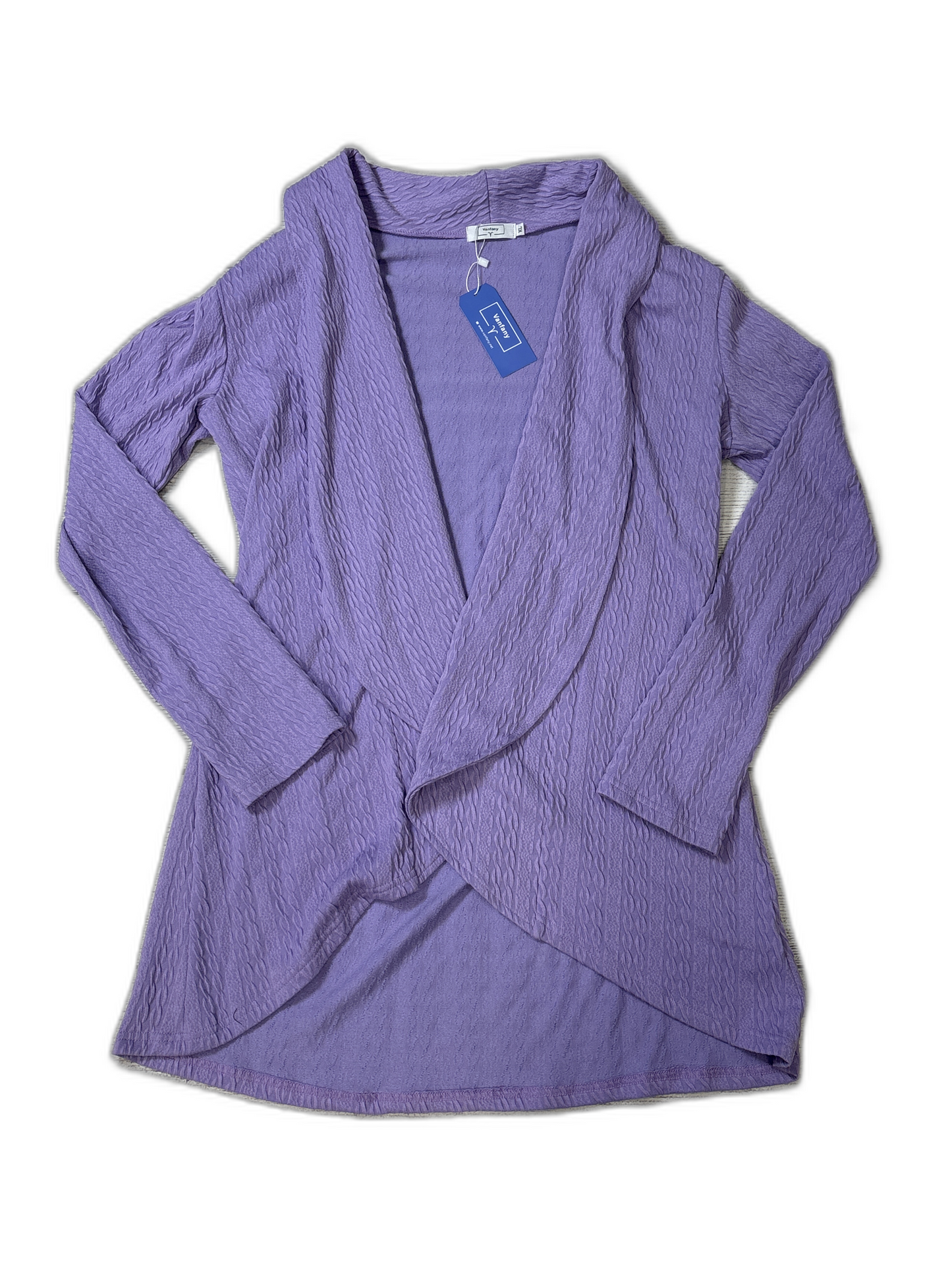 New! Sweater Cardigan By Vanfany In Purple, Size: Xl