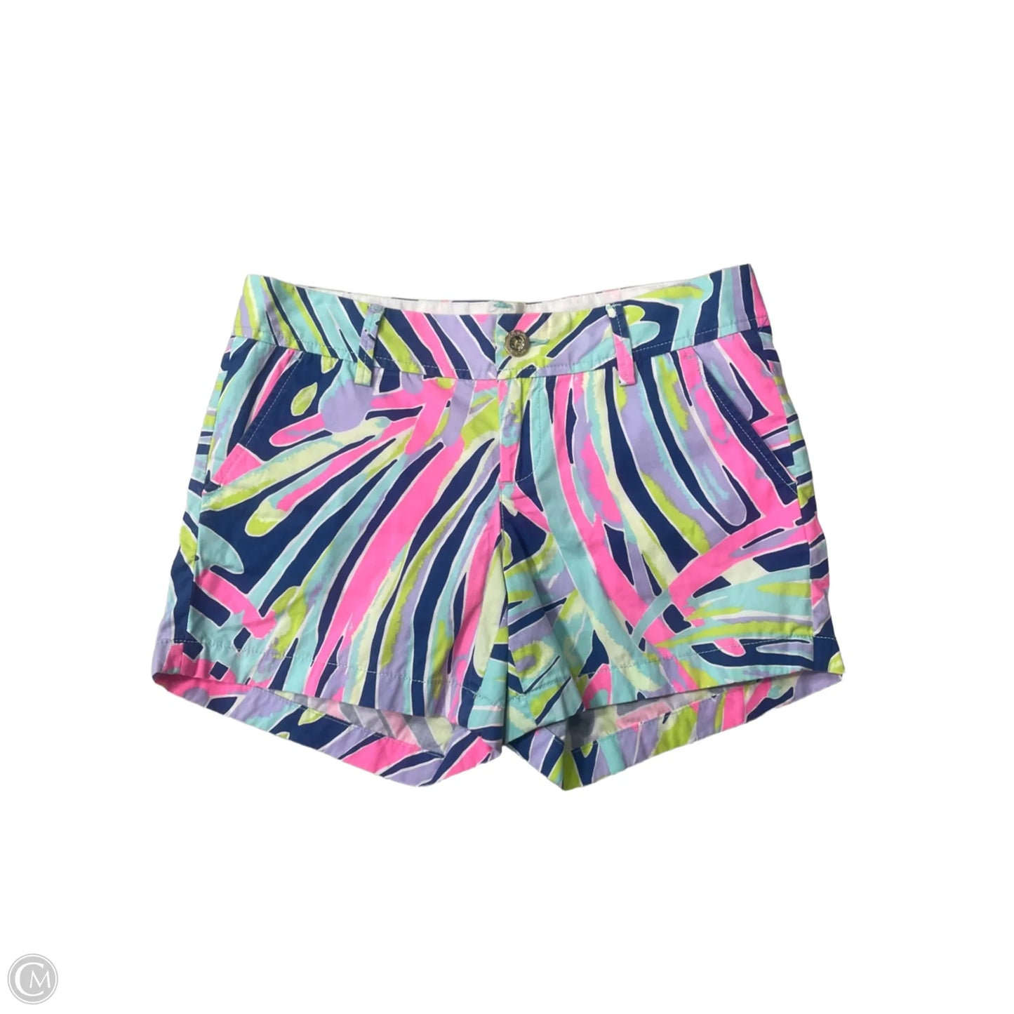 Shorts Designer By Lilly Pulitzer In Blue & Purple, Size: 4