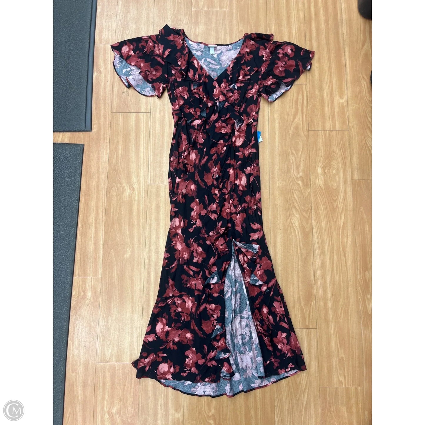 Dress Casual Maxi By A New Day In Black & Red, Size: S