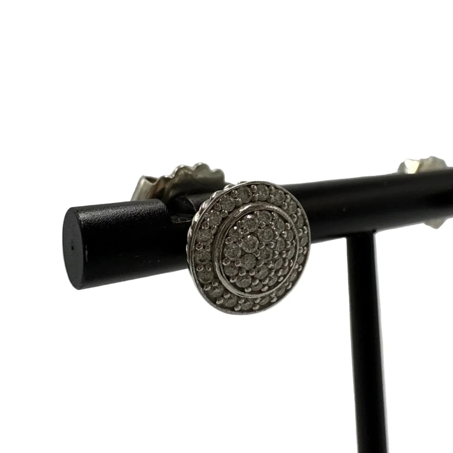 David Yurman Petite Albion Pave Diamond Stud Luxury Earrings