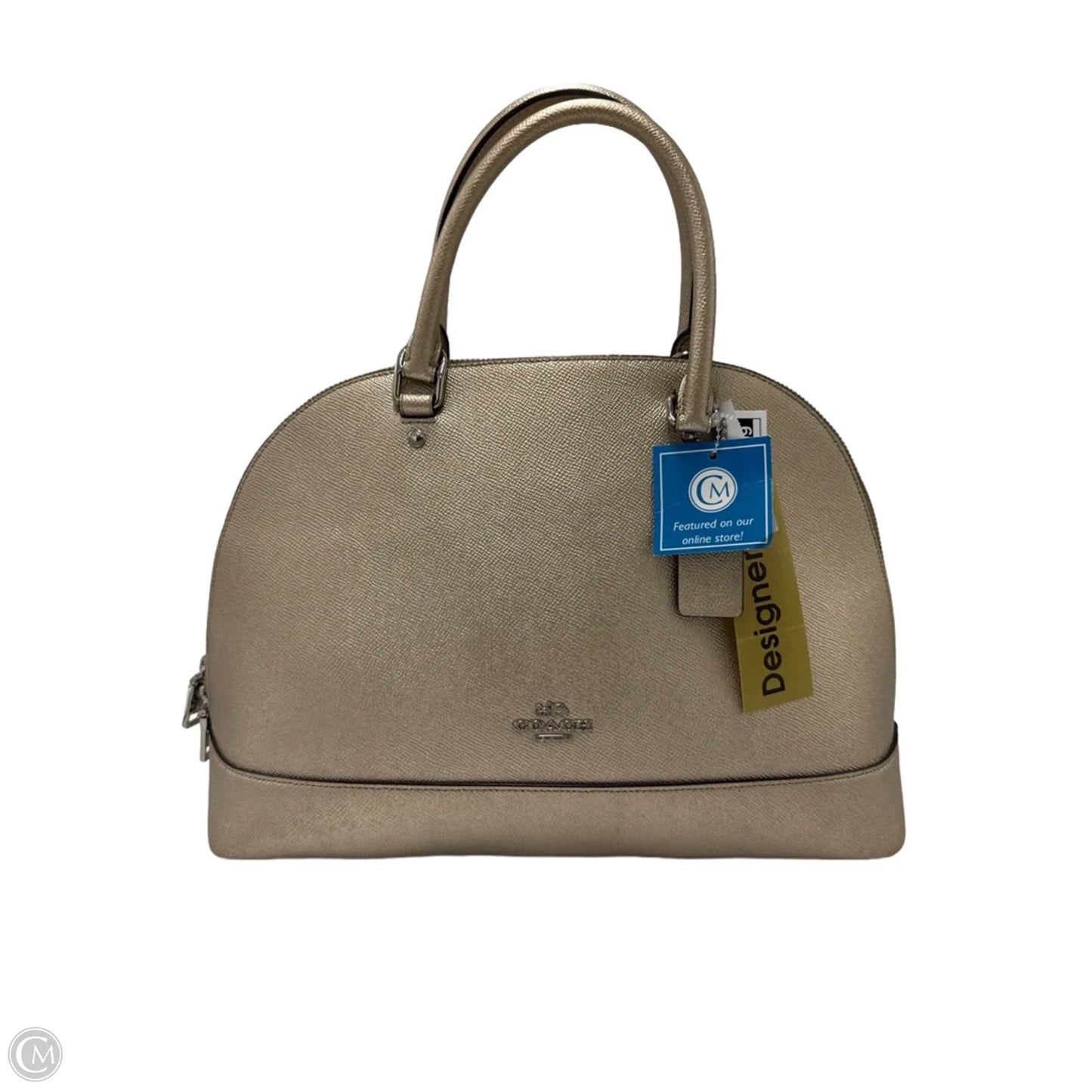 Handbag Designer By Coach Gold