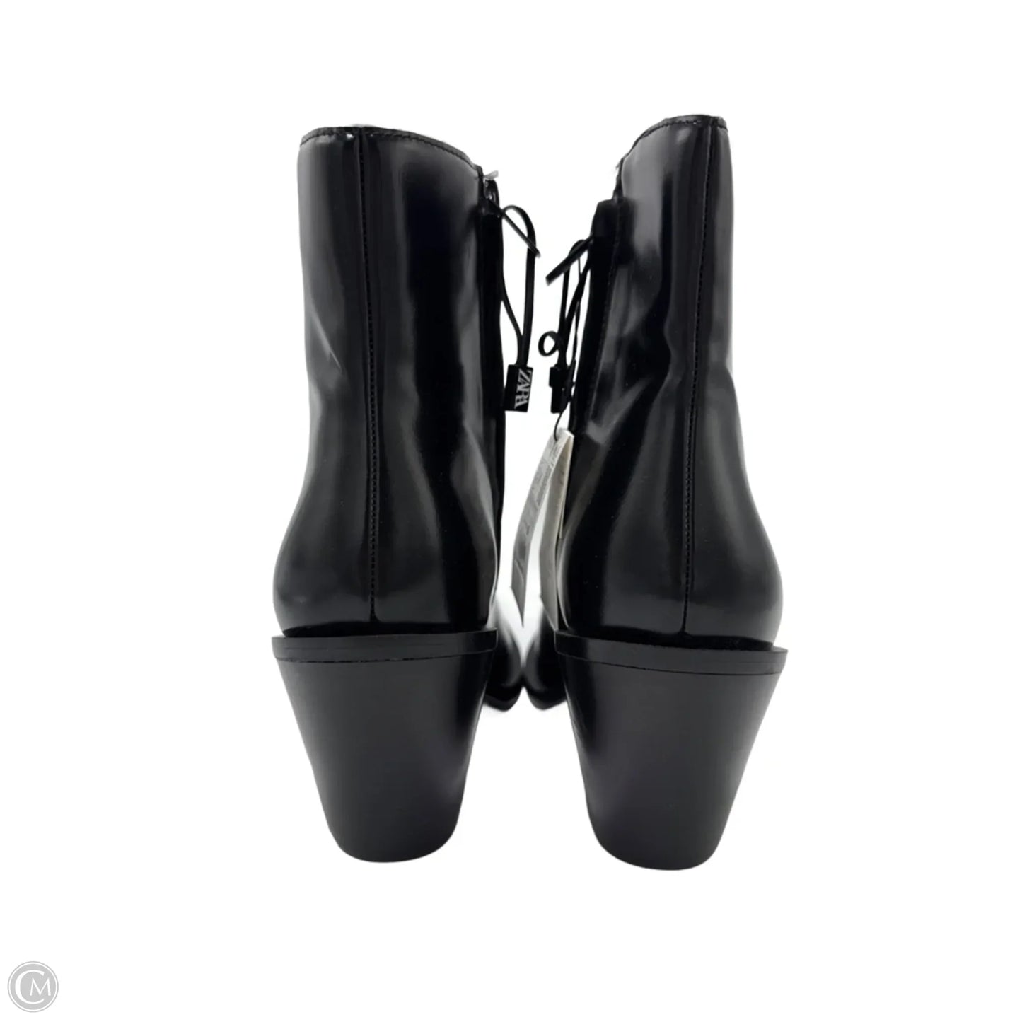 New! Boots Ankle Heels By Zara In Black, Size: 10