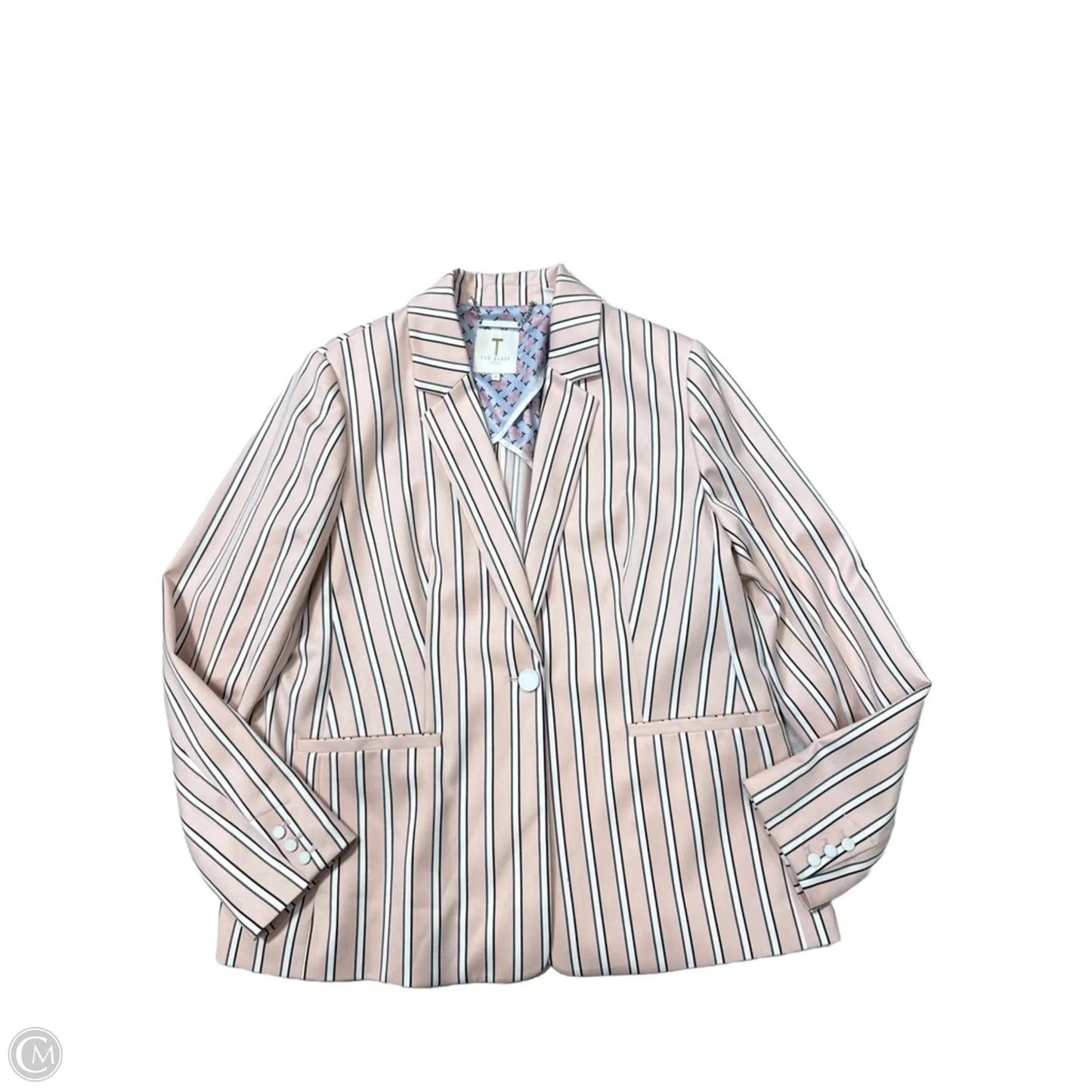 Blazer By Ted Baker In Pink, Size: L