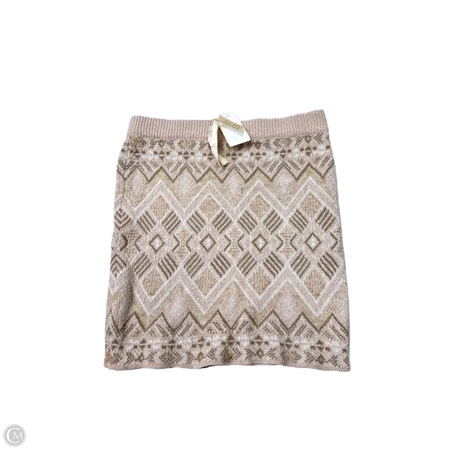New! Skirt Mini & Short By Hem & Thread In Beige, Size: M