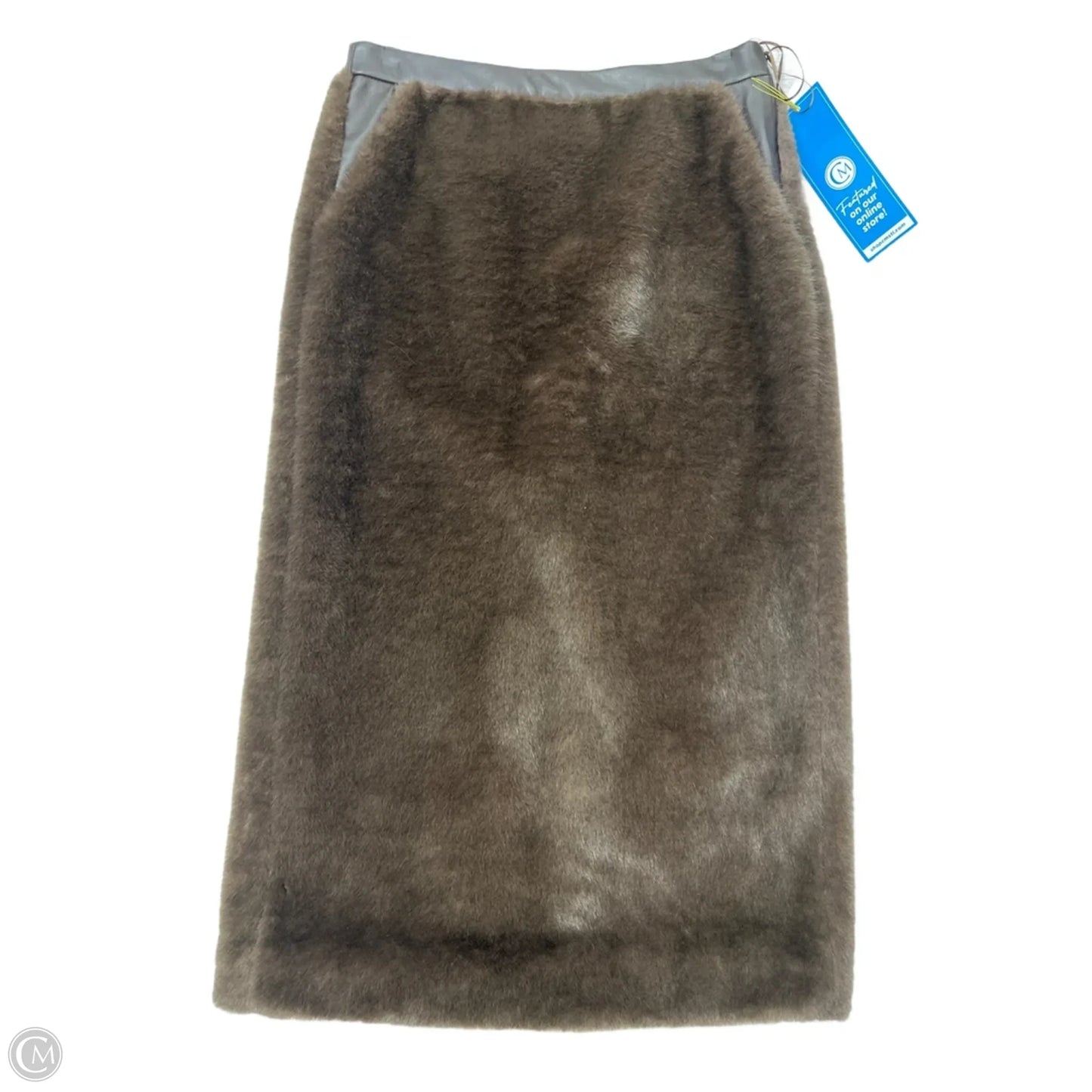 Skirt Midi By Zara In Brown, Size: S