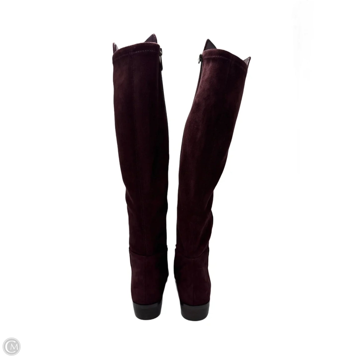 Boots Designer By Michael Kors In Purple, Size: 6