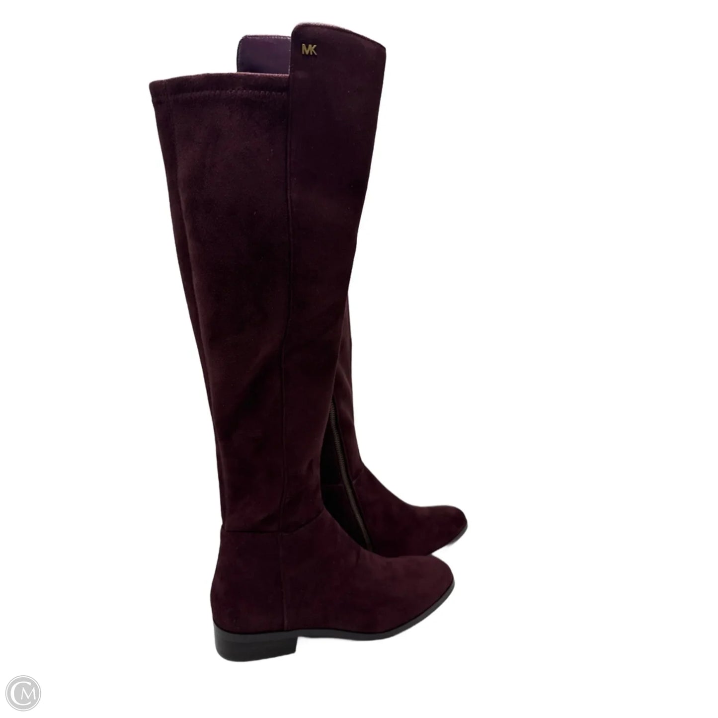 Boots Designer By Michael Kors In Purple, Size: 6